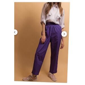 Vintage New Departure purple high waisted baggy hips tapered legs size 13/14